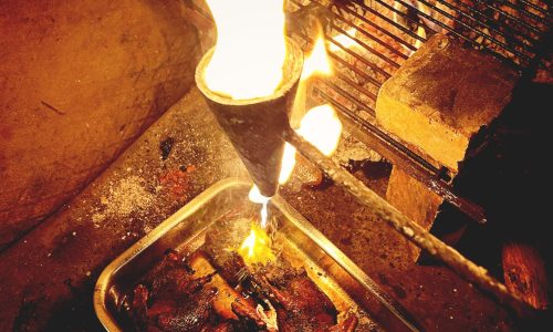 Epicurisme autour de la palombe flambée au capucin