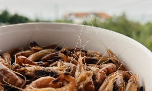 Epicurisme autour des crevettes grises